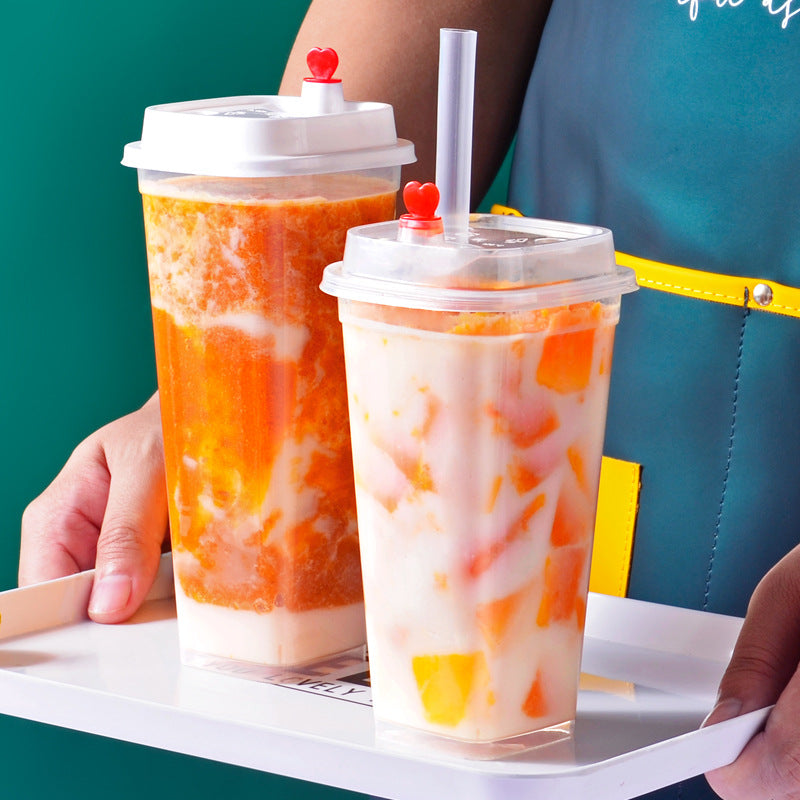 PP Injection Square Quadrilateral Plastic Cup