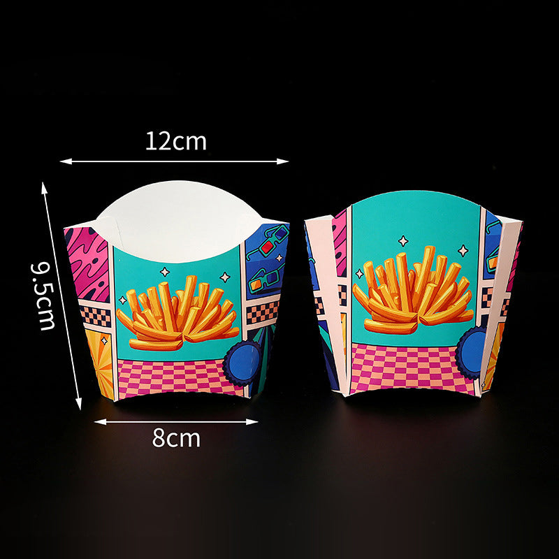 Paper Chicken Popcorn Packaging Box