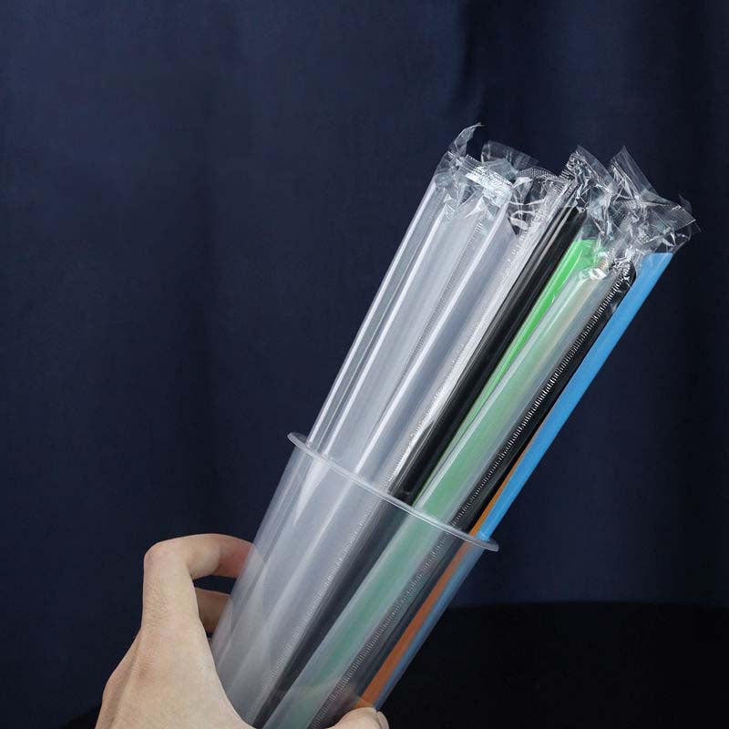 Plastic Straws Angled Tip