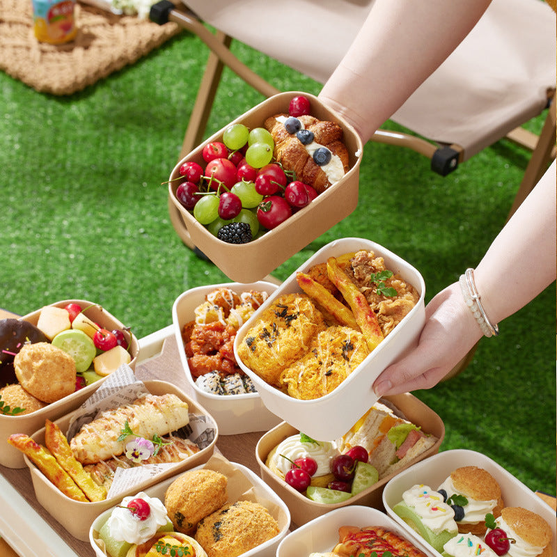 Rectangle Paper Bowls