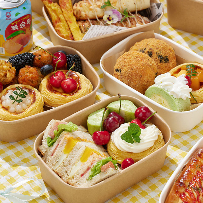 Rectangle Paper Bowls