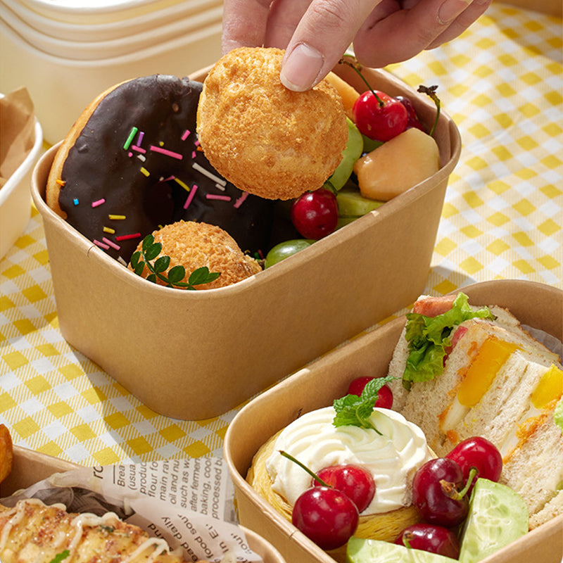 Rectangle Paper Bowls