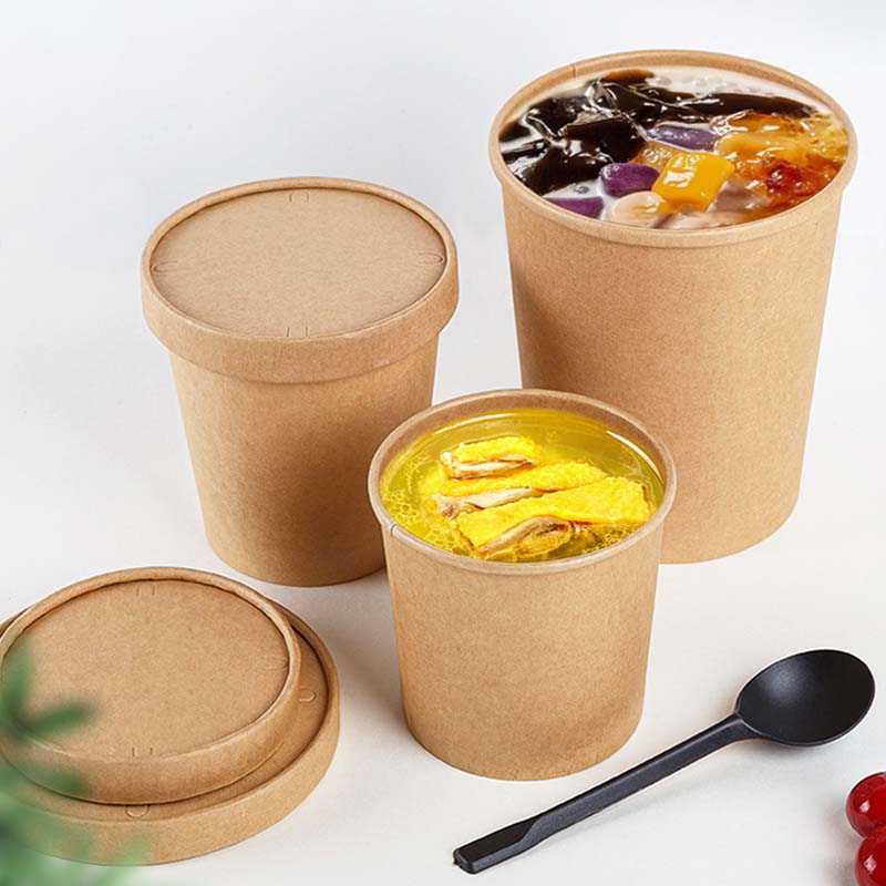 Round Paper Soup Bowl