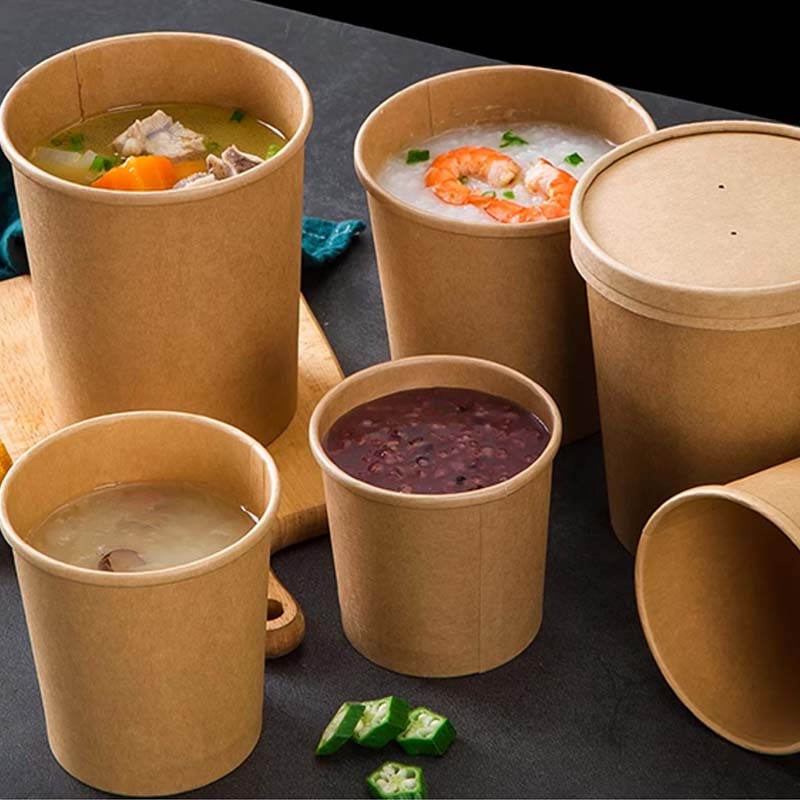 Round Paper Soup Bowl