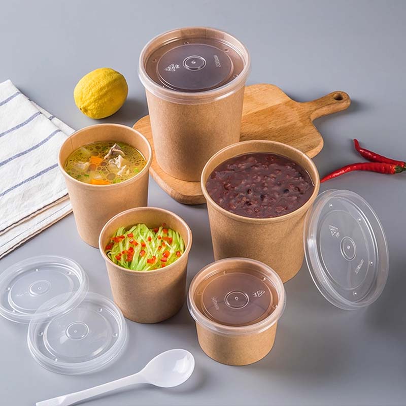 Round Paper Soup Bowl