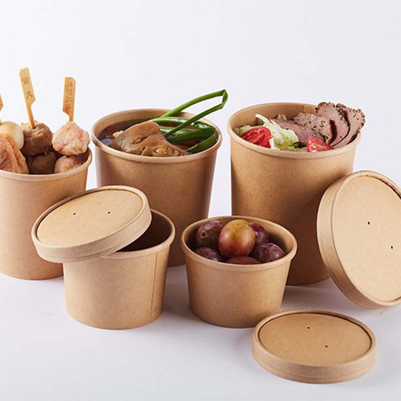Round Paper Soup Bowl
