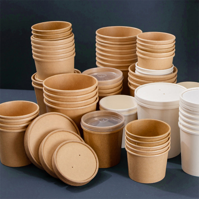 Round Paper Soup Bowl