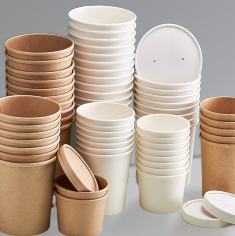 Round Paper Soup Bowl