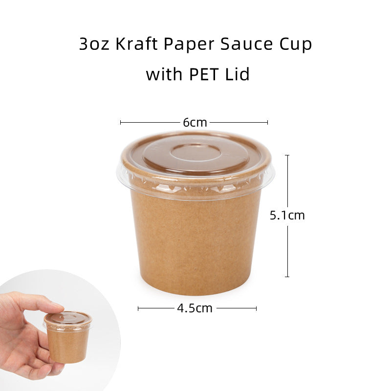 Kraft Paper Sauce Cup
