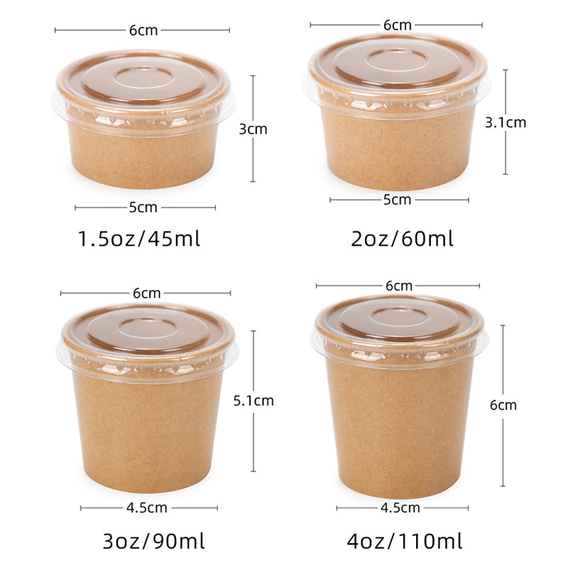 Kraft Paper Sauce Cup