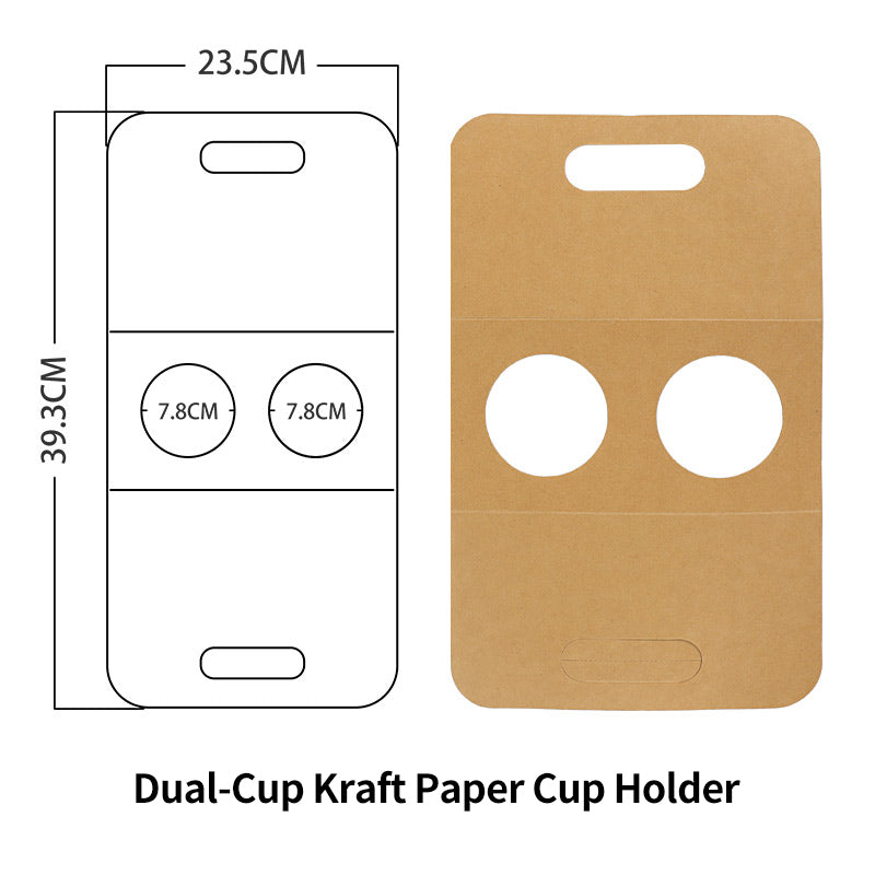 Paper Bubble Tea Cup Handle