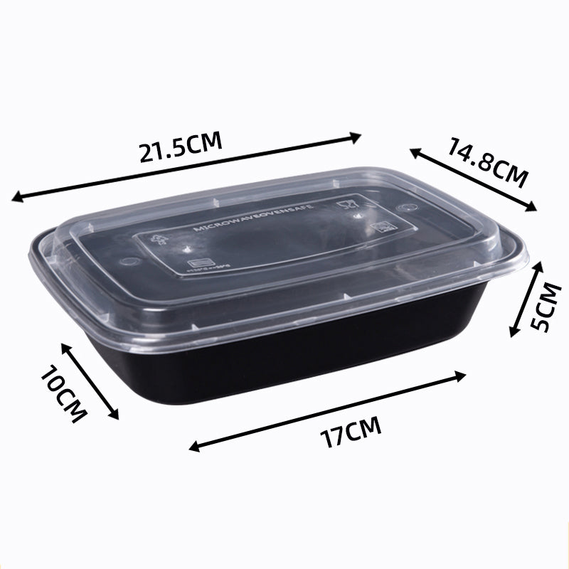 Plastic Rectangle Food Containers #MS-FC01