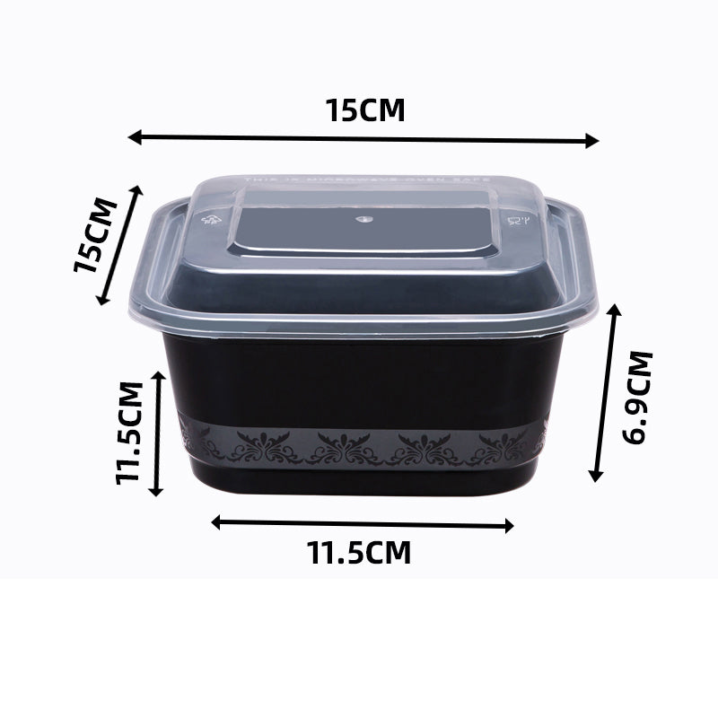 Plastic Square Food Containers #MS-FC05