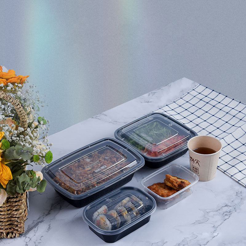Plastic Rectangle Food Containers #MS-FC01