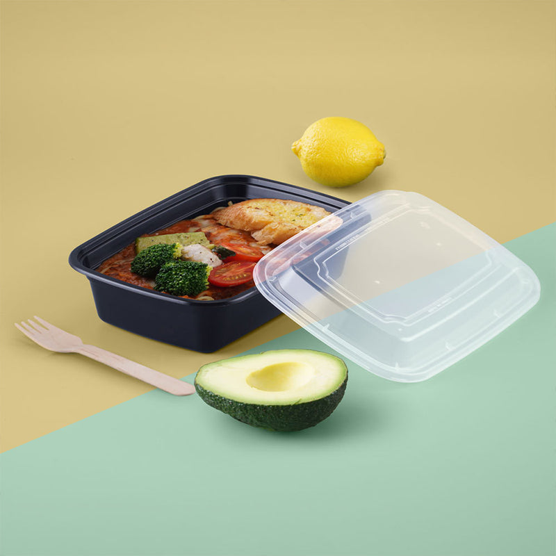 Plastic Rectangle Food Containers #MS-FC01