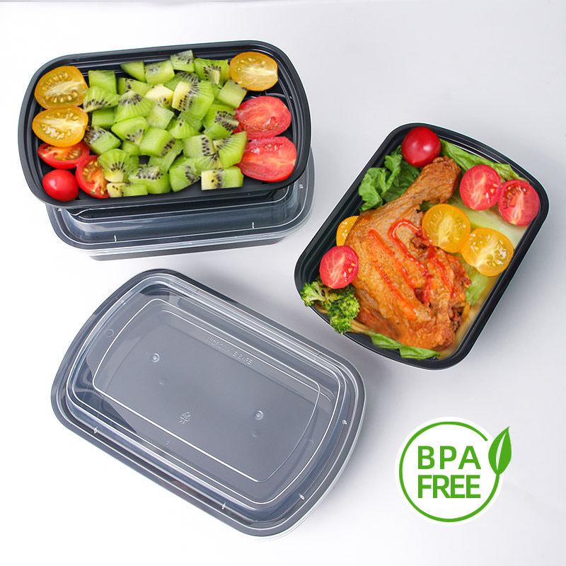 Plastic Rectangle Food Containers #MS-FC01