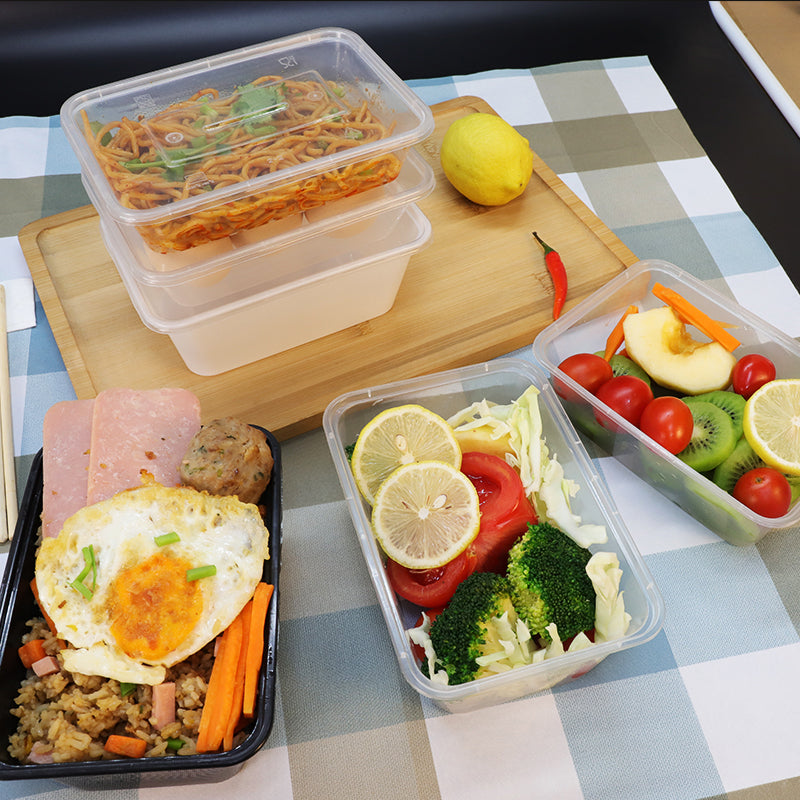 Plastic Rectangle Food Containers #MS-FC02