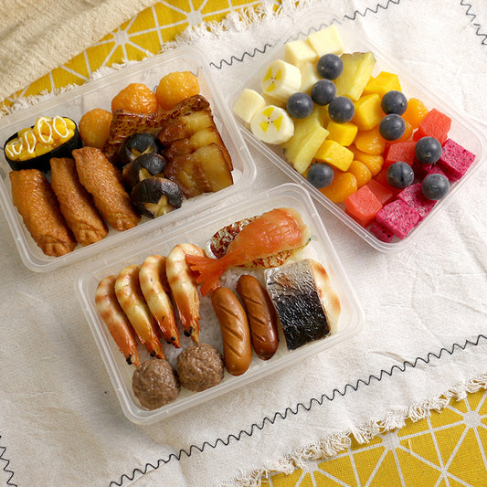 Plastic Rectangle Food Containers #MS-FC02