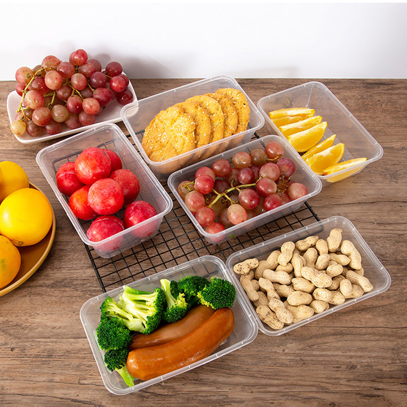 Plastic Rectangle Food Containers #MS-FC02