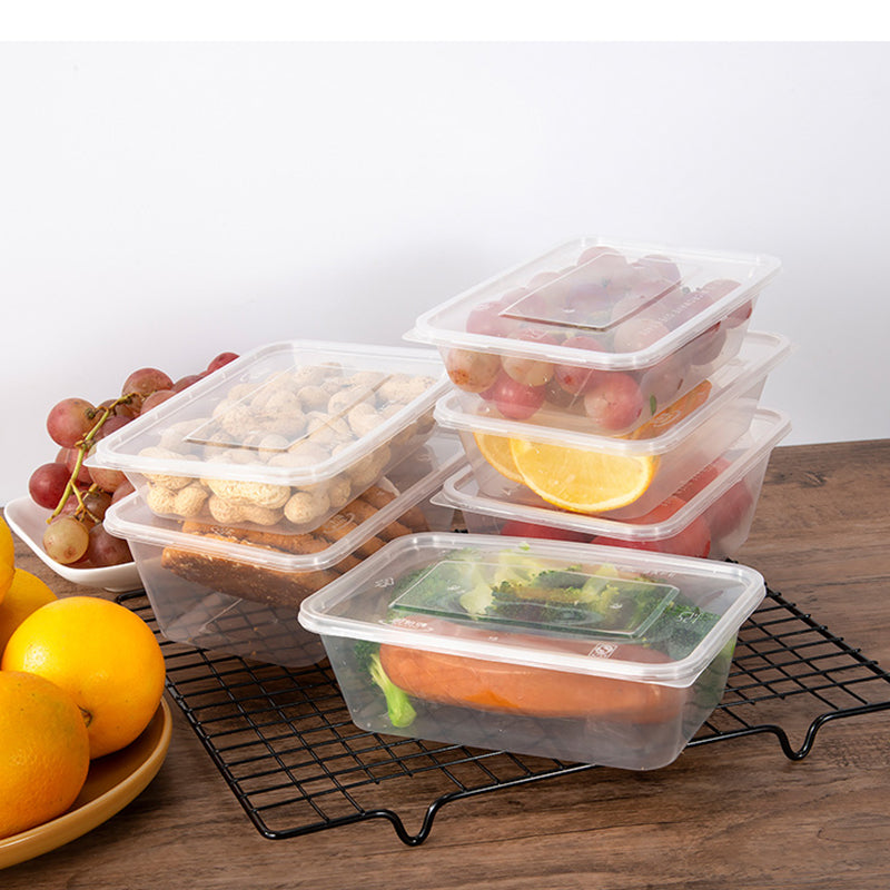 Plastic Rectangle Food Containers #MS-FC02