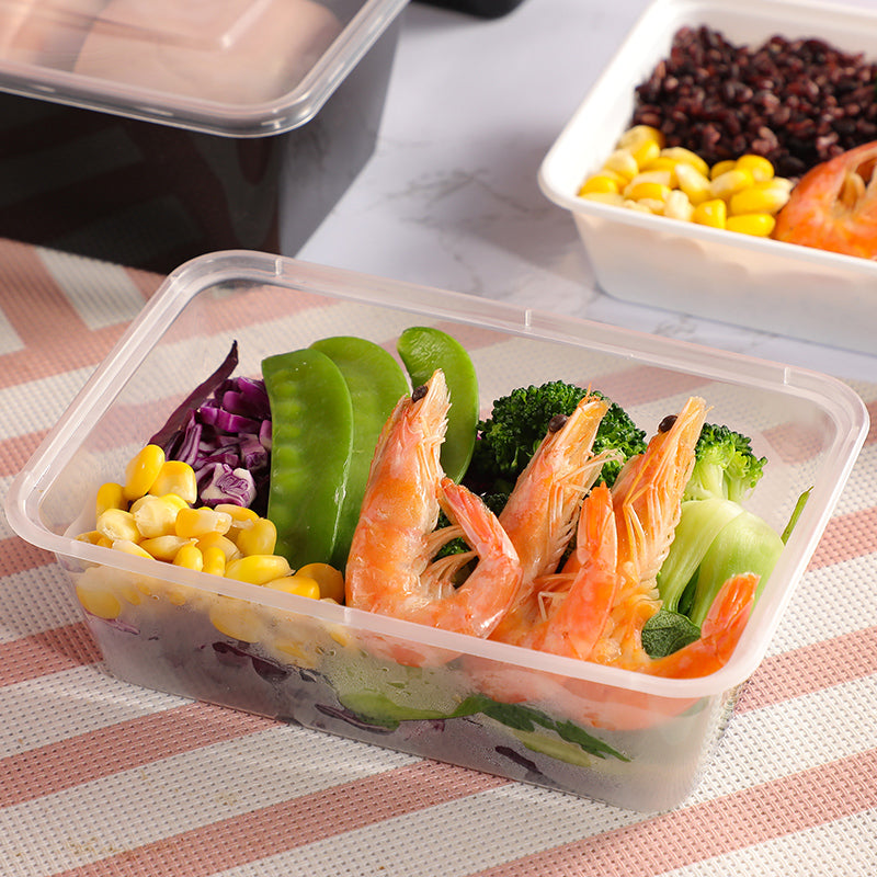 Plastic Rectangle Food Containers #MS-FC02