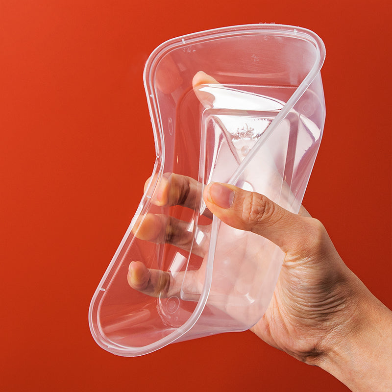 Plastic Rectangle Food Containers #MS-FC02