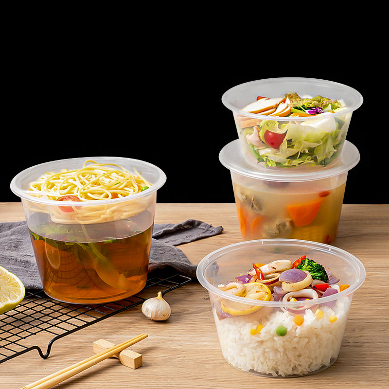 Plastic Round Food Containers #MS-FC04