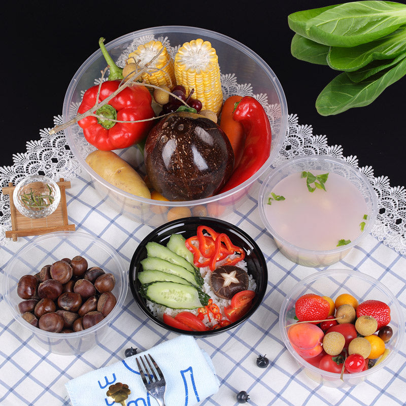 Plastic Round Food Containers #MS-FC04