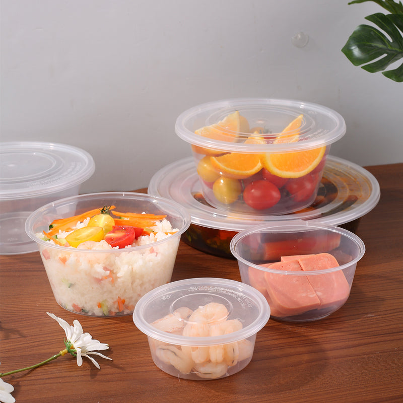 Plastic Round Food Containers #MS-FC04