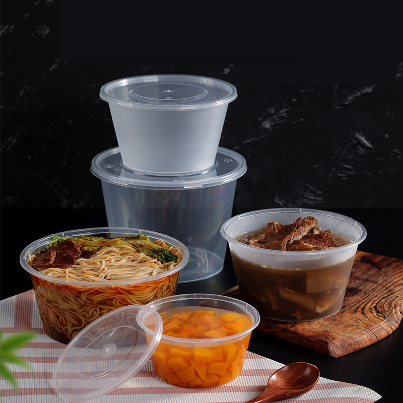 Plastic Round Food Containers #MS-FC04