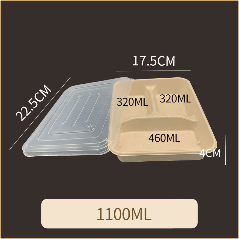 Disposable Pulp Multi-compartment Food Containers