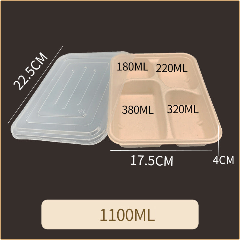Disposable Pulp Multi-compartment Food Containers