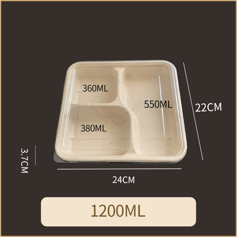 Disposable Pulp Multi-compartment Food Containers