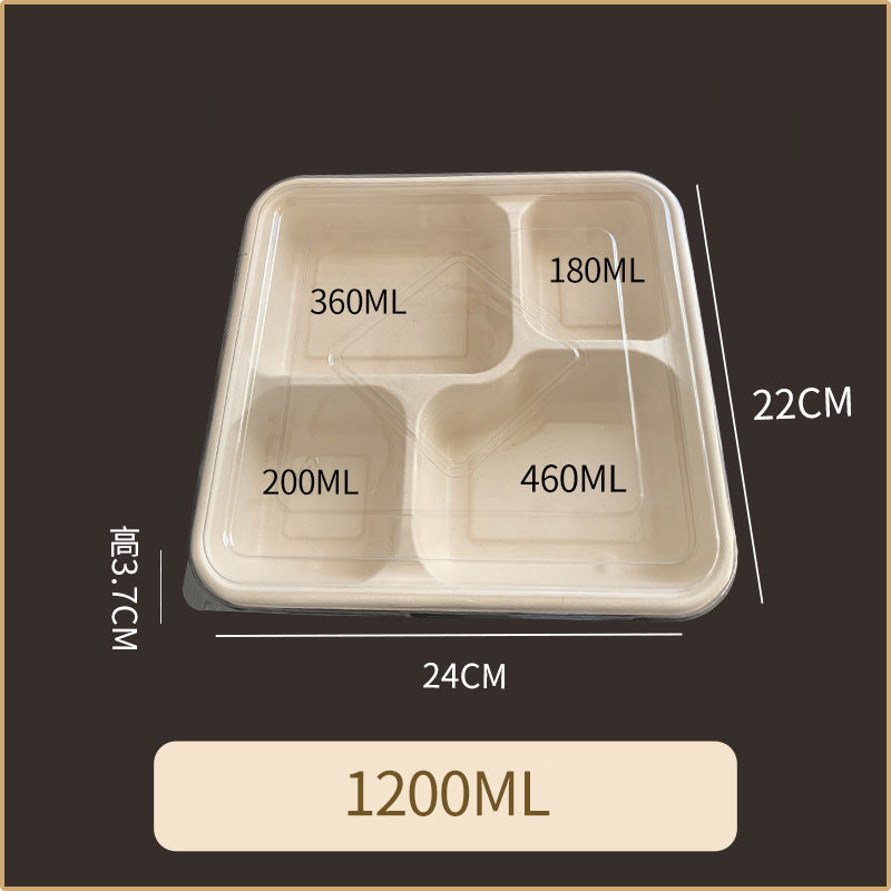 Disposable Pulp Multi-compartment Food Containers