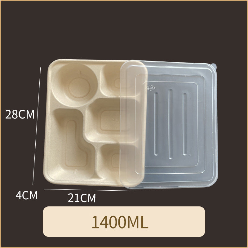 Disposable Pulp Multi-compartment Food Containers