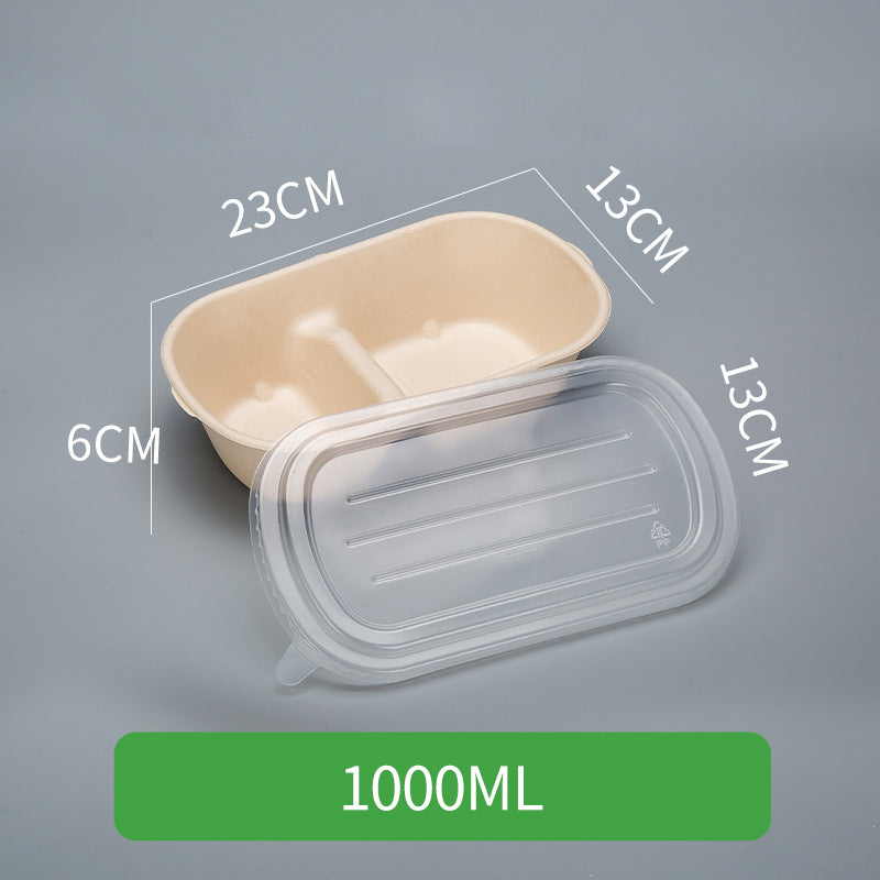 Disposable Pulp Rectangle Food Containers