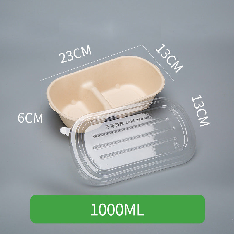 Disposable Pulp Rectangle Food Containers