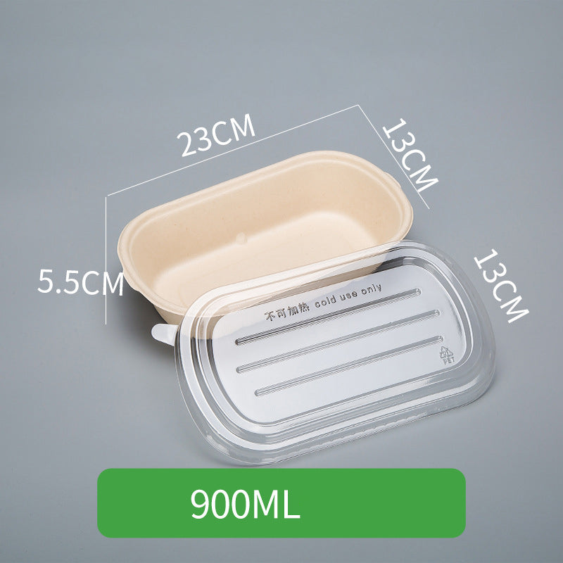 Disposable Pulp Rectangle Food Containers