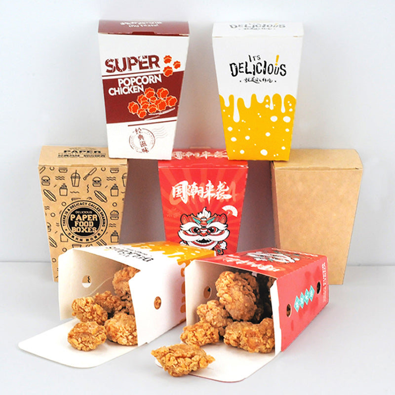 Paper Chicken Popcorn Packaging Box