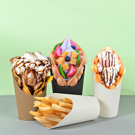 French Fries Cup for French Fries, Snacks, Charcuterie, Popcorn, Ice Cream