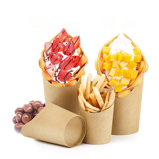 French Fries Cup for French Fries, Snacks, Charcuterie, Popcorn, Ice Cream