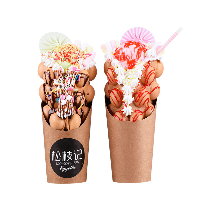 French Fries Cup for French Fries, Snacks, Charcuterie, Popcorn, Ice Cream