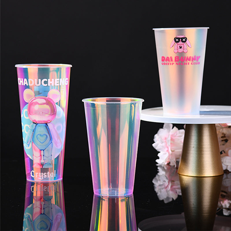 IML Plastic Bubble Cup Rainbow