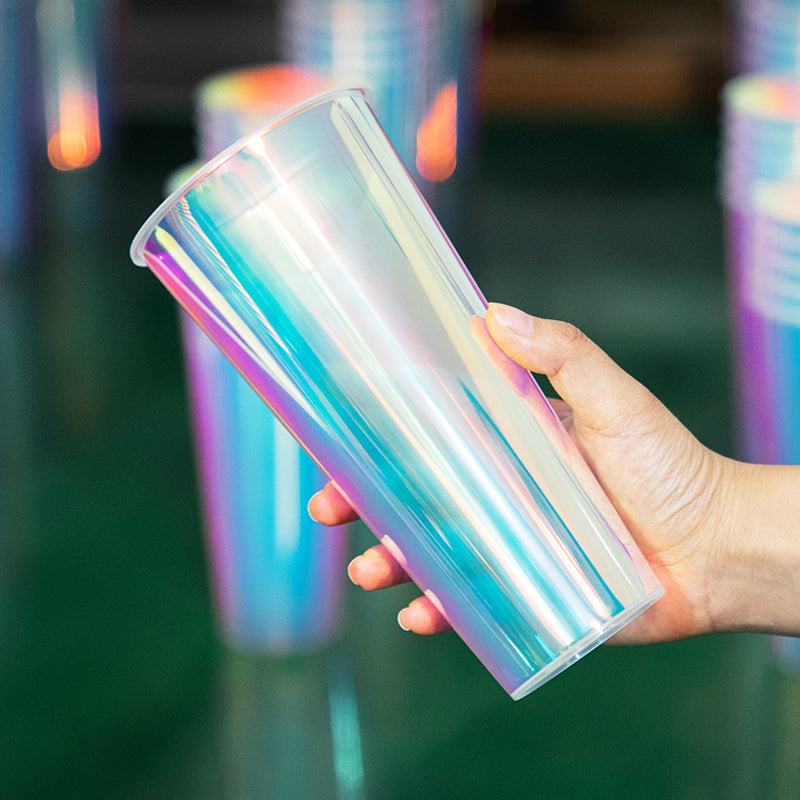 IML Plastic Bubble Cup Rainbow