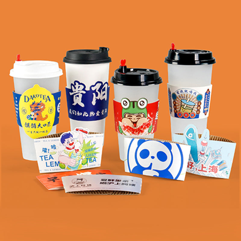 Irregular Ripple Corrugated Cup Sleeve