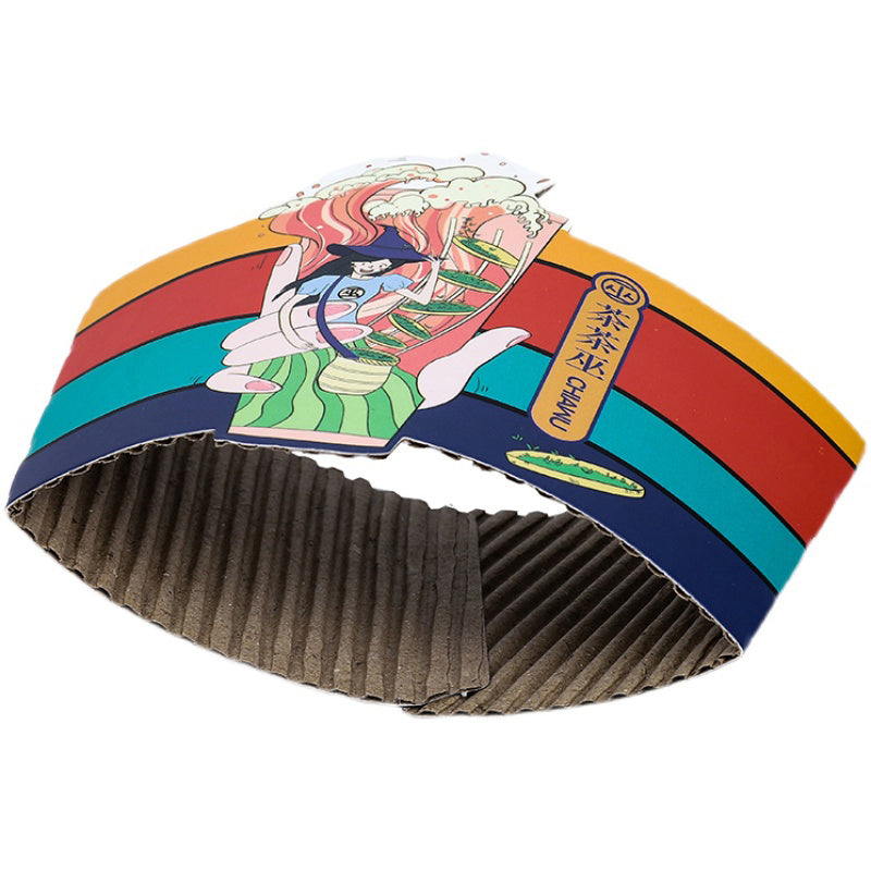 Irregular Ripple Corrugated Cup Sleeve