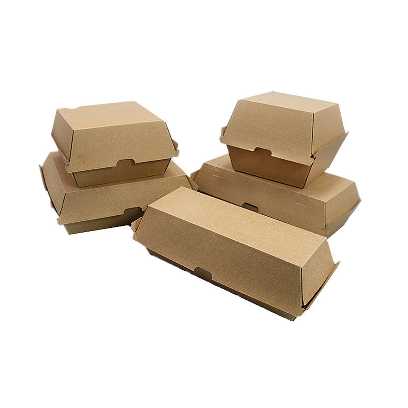 Kraft Paper Hamburger box