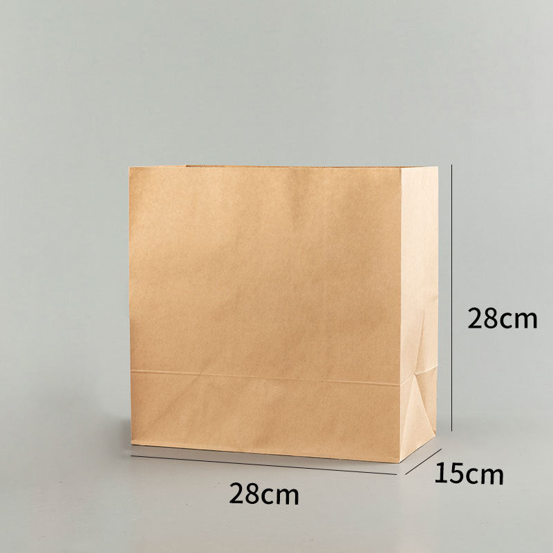 Kraft Square-bottom Paper Bag