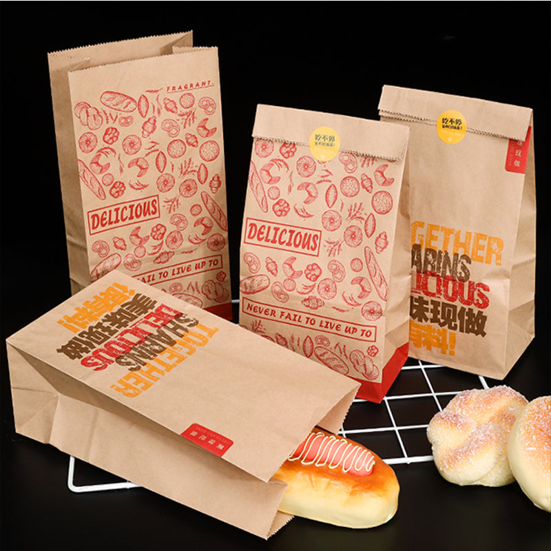 Kraft Square-bottom Paper Bag