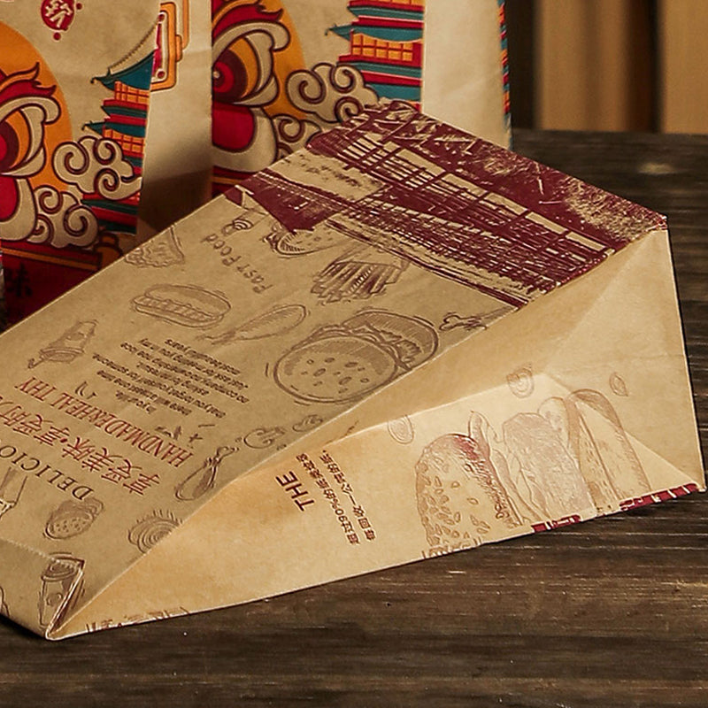 Kraft Square-bottom Paper Bag